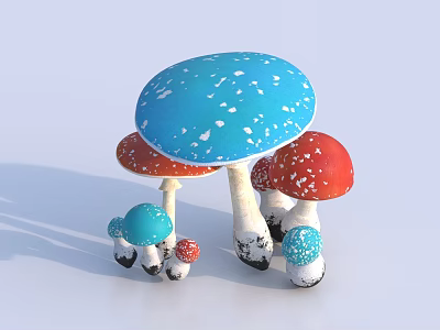 Mushrooms 3d model Mushrooms 3d model