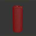 Modern Portable Bluetooth Speaker With Textured Surface And Cylindrical Wireless Design
