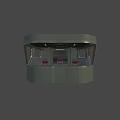 Game and Movie Characters in Sci Fi Cockpit with Control Panels and Starfield View