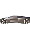 Futuristic Silver Sports Car With Sleek Aerodynamic Design And Stylish Black Wheels