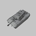 World War II Heavy Tank 3d model