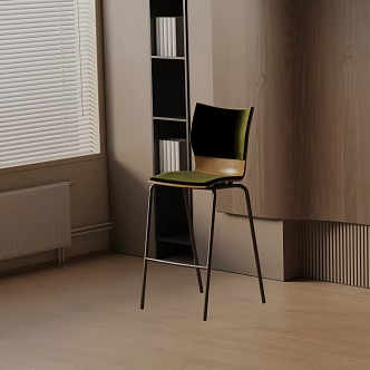 Modern Bar Chair 3d model