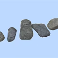 Various Wood And Stone Materials Showcasing Different Shapes Sizes And Textures