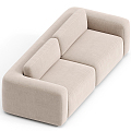 Modern double sofa 3d model