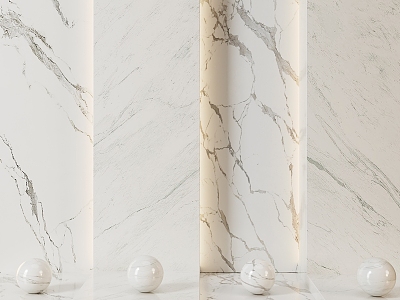 white marble stone new chinese style marble 3d model