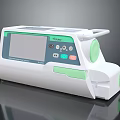 Flo Med Medical Infusion Pump With Digital Display Control Buttons White Green Design