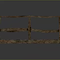 Scenic Natural Wooden Bridge Featuring Rustic Railings And Plank Walkway In Rural Landscape