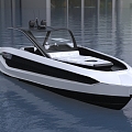 Lamborghini Yacht Boat Tecnomar 3d model