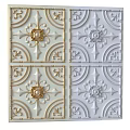 Ornate Decorative Ceiling Panels With Intricate Patterns And Gold Accents 3d model