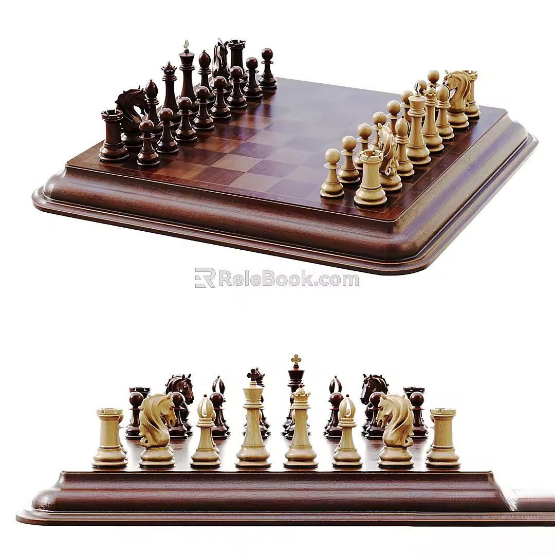 Classic Chess 3d model