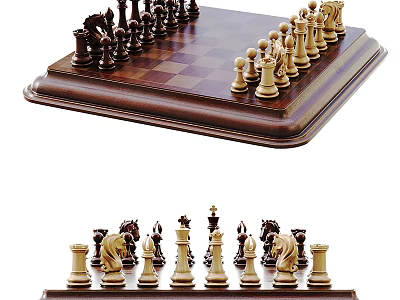 Classic Chess 3d model