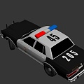 Dodge Foreign Instructor Police Car 3d model