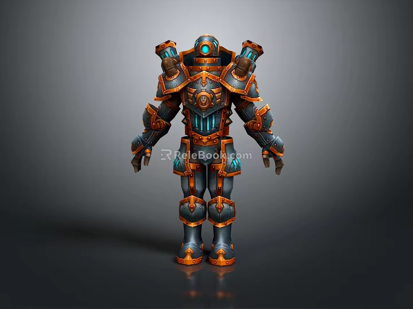 Robot Assistant Small Robot Butler Robot Butler Figure Game Figure 3d model