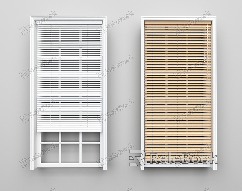 Modern venetian blinds model