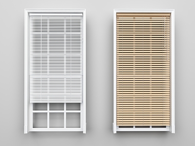 Modern venetian blinds model