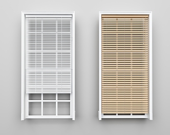 Modern venetian blinds 3d model