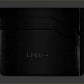 Stylish Black Leather Wallet Featuring Minimalist Design And Practical Diagonal Stitch Detail