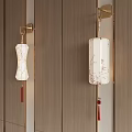 New Chinese Wall Lamp 3d model