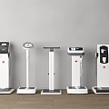 Body Meter Measuring Instrument Body Weighing Scale 3d model
