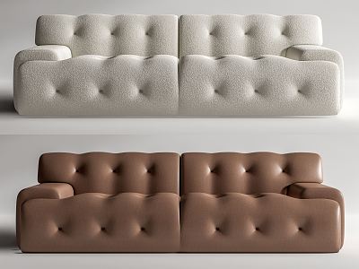 Modern Roche Bobois two-seat sofa model