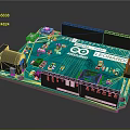Computer Motherboard Computer Motherboard High-end Motherboard High-end Motherboard Gaming Motherboard Asus Motherboard 3d model
