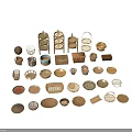 Handwoven Storage Baskets in Various Styles for Home Organizing and Decorative Use