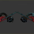 Modern Sci-Fi Equipment Sci-Fi Items Sci-Fi Components High-Tech Components 3d model