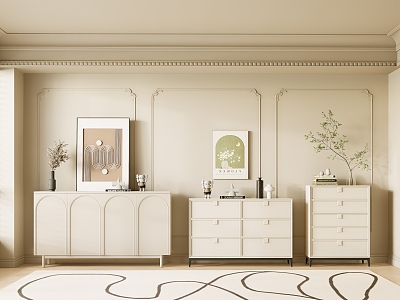 Cream Style Sideboard model