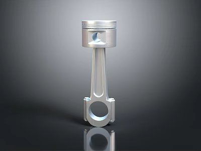 High Quality Automotive Piston Parts For Engine With Metal Construction And Durable Design 3d model