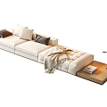 Modern Multiplayer Sofa Module Sofa Combination Three-Seat Sofa Living Room Sofa 3d model