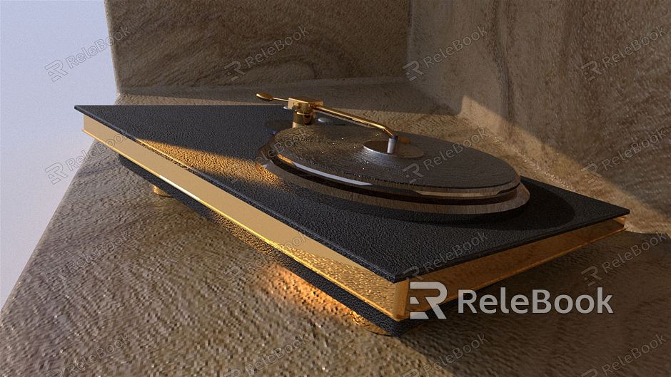 Modern record player model