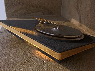 Modern record player 3d model