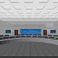 Modern Monitoring Room With Multiple Computer Monitors Control Consoles And Ergonomic Office Chairs