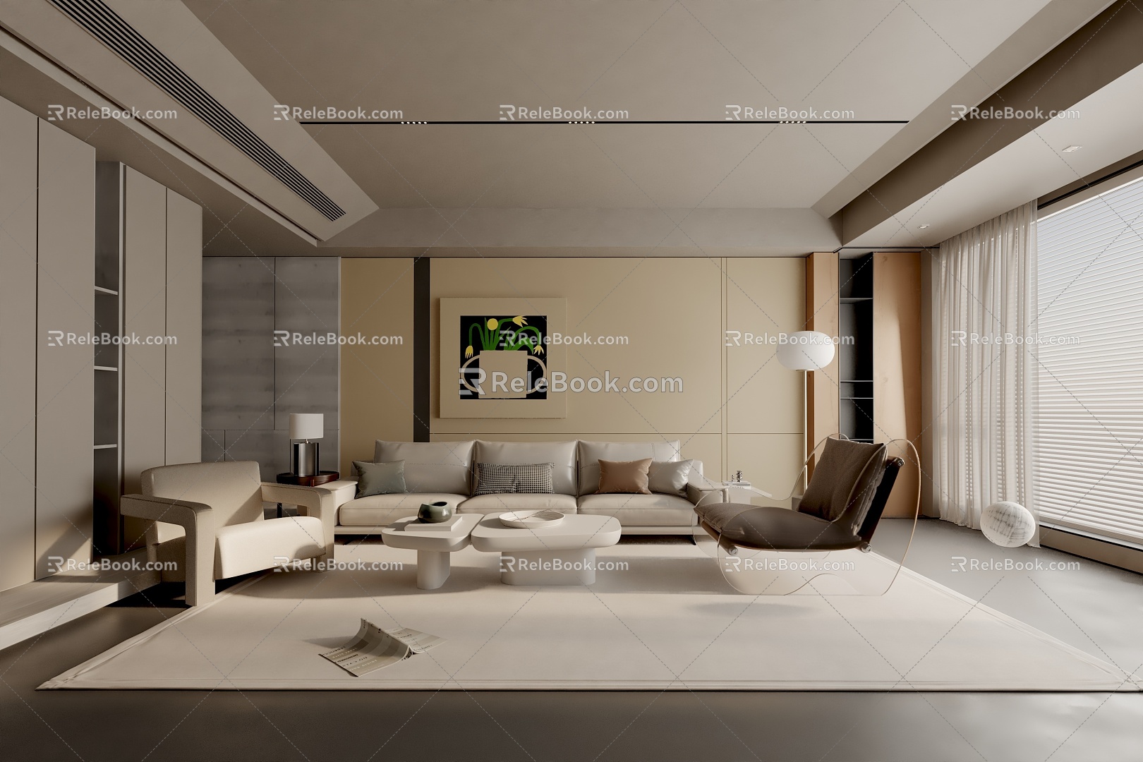 Living room 3d model