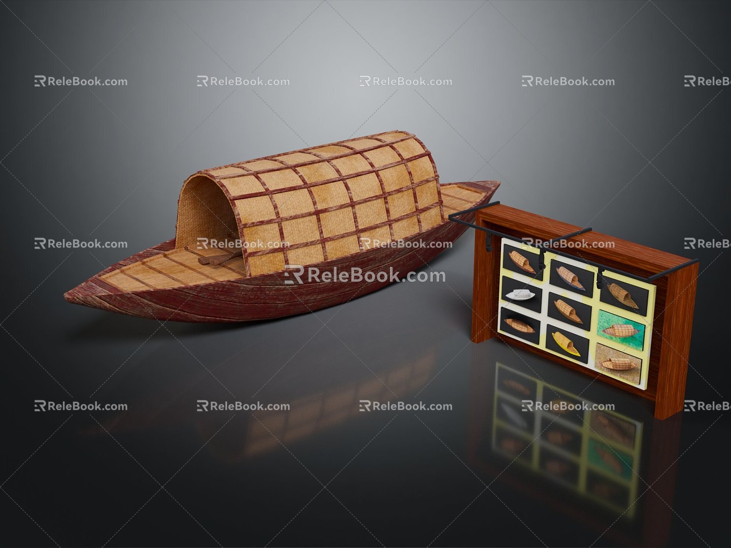 Small Boat Small Wooden Boat Fishing Boat Wooden Boat 3d model