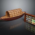 Small Boat Small Wooden Boat Fishing Boat Wooden Boat 3d model