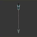 Bow Arrow Crossbow Science Fiction Bow Crossbow Ancient Weapon Cold Weapon Medieval Item 3d model