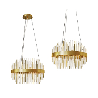 American chandelier 3d model