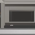 Modern Minimalist TV Background Cabinet With Embedded Warm LED Lighting And Practical Storage Display Design