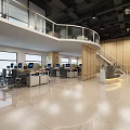 Front office Modern public office area 3d model