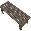 Wooden Leisure Chair with Slatted Design and Sturdy Legs for Outdoor Relaxation
