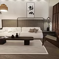 Hotel Room With Open Space Wooden Flooring Bathtub Dining Area And Sunset Ocean View