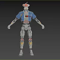 Robot Artificial Intelligence AI Robot Science Fiction Future Technology High Technology 3d model