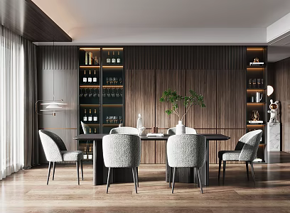Modern Restaurant 3d model