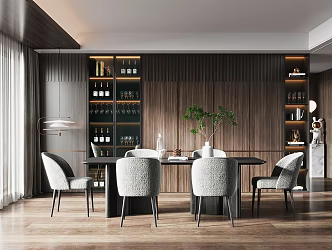 Modern Restaurant 3d model
