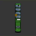 Bus Large Bus CMB Medium Van Large Van Bus School Bus Van Box Car 3d model