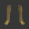 Brown Textured Leg Warmers as Daily Necessities with Open Toe Design and Soft Material