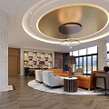 Modern Office Interior With Open Plan Layout Ergonomic Furniture And Natural Lighting