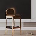 Modern Bar Chair 3d model