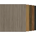 Wooden Wall Paneling Vertical Slat Design with Various Wood Tones for Modern Interior Home Decor